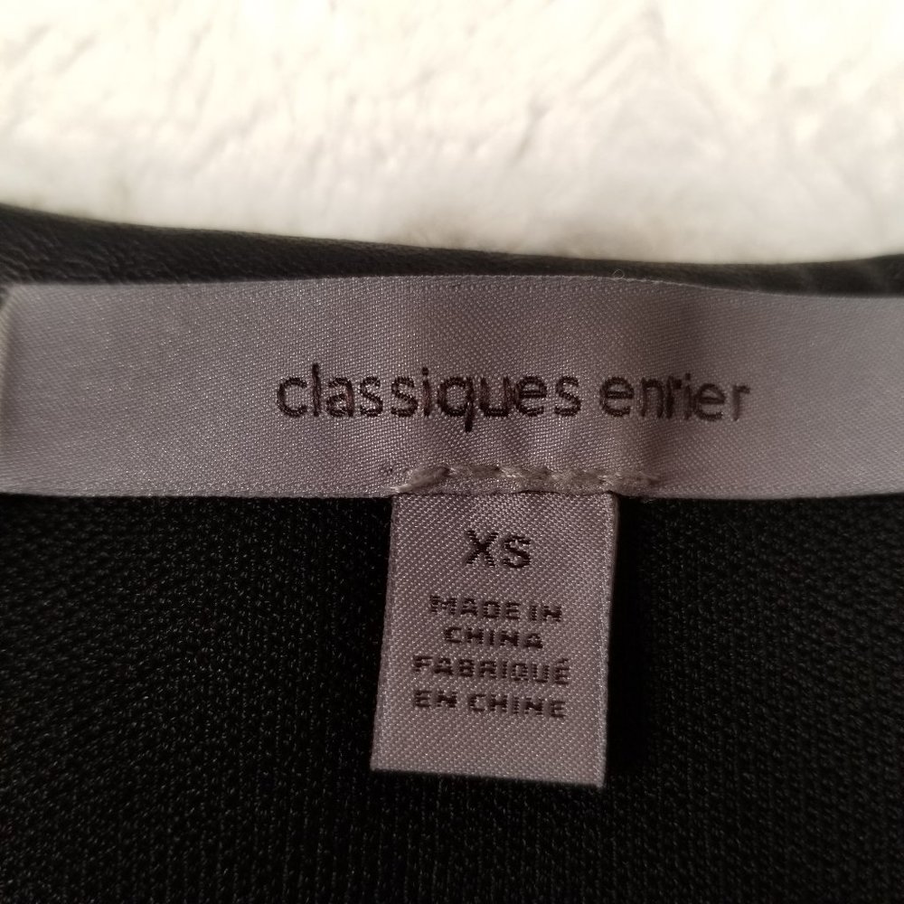 Classiques Entier Leather Trim Knit Cardigan XS - Picture 2 of 10